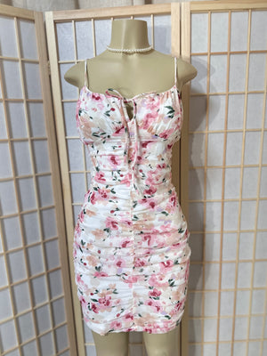 The “Spring Date” Ruched Dress