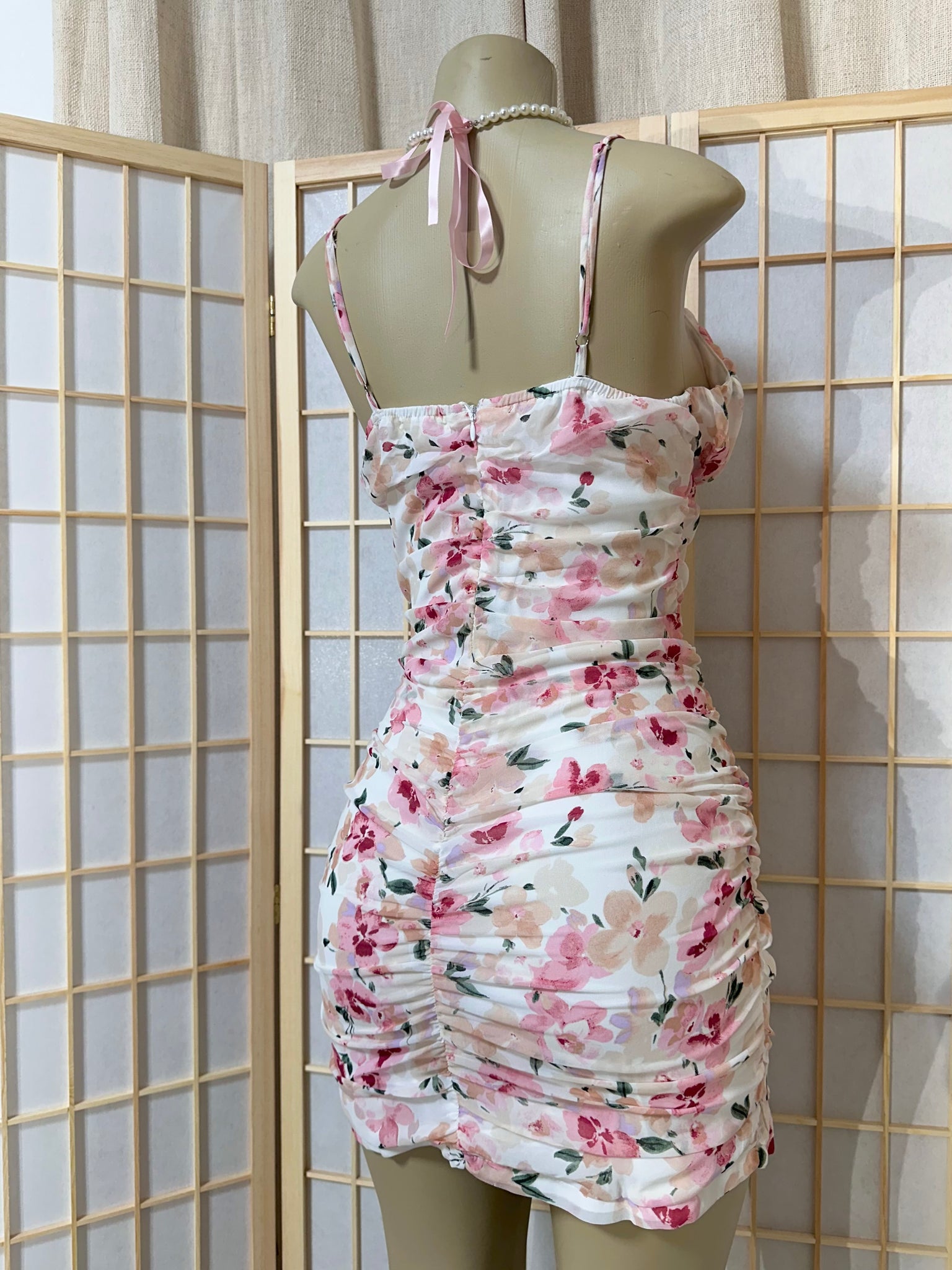 The “Spring Date” Ruched Dress