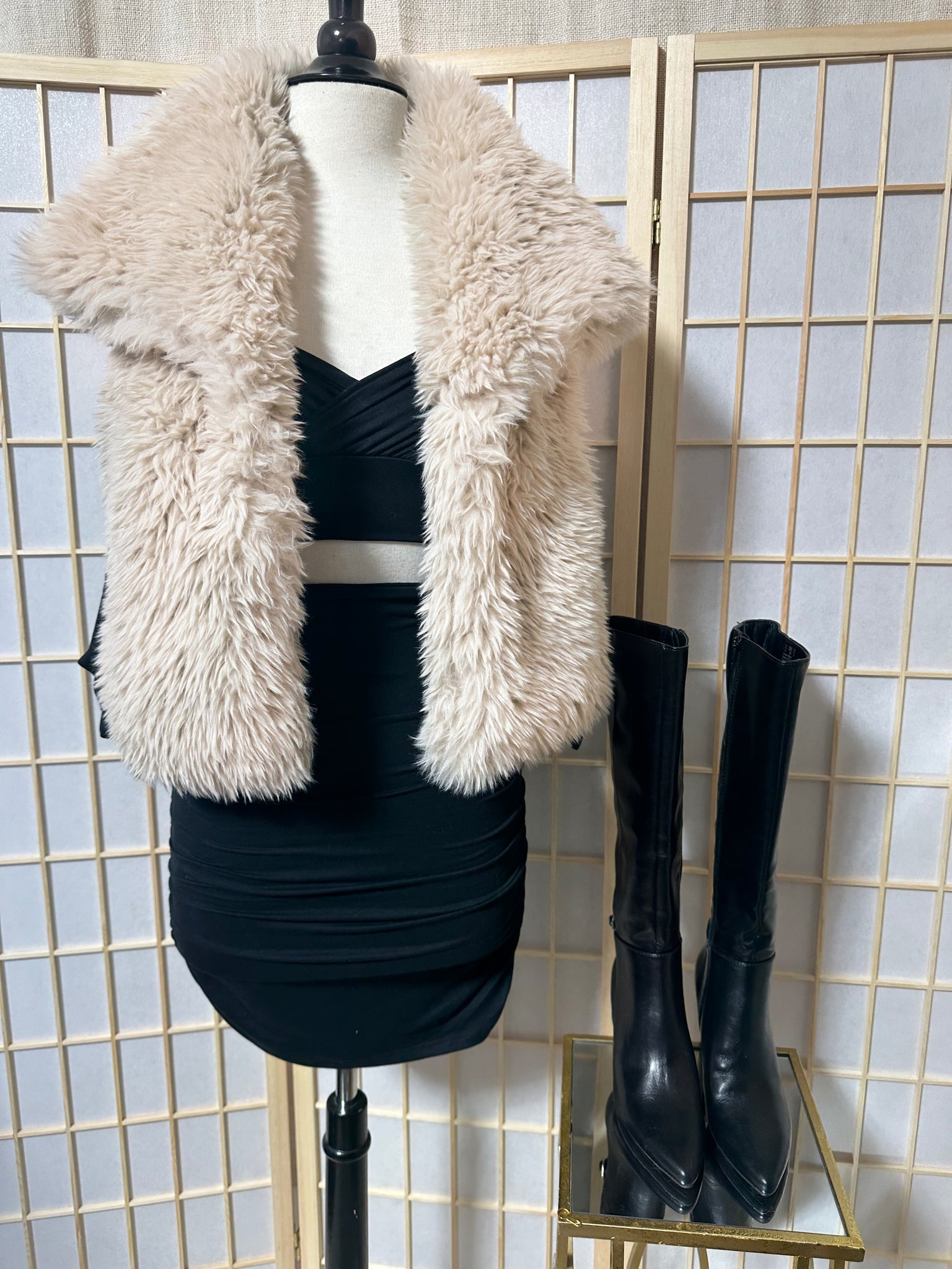 The “Diva Made” Faux Fur Vest