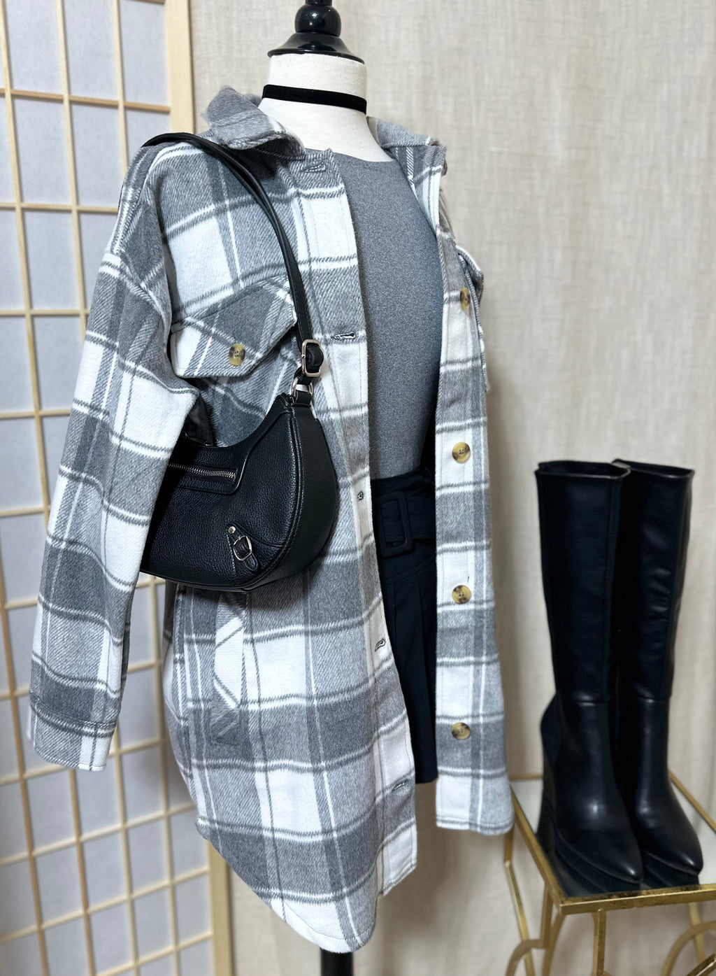 The “Forever In Plaid” Long Shacket
