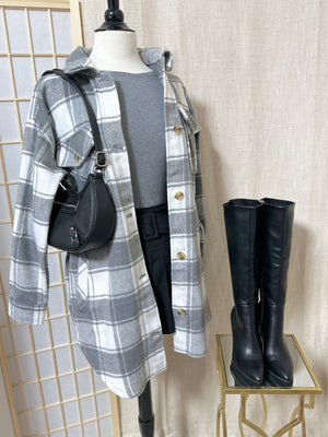 The “Forever In Plaid” Long Shacket