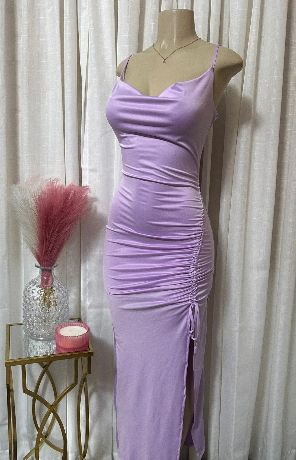 The “Lilac Queen” Maxi Dress