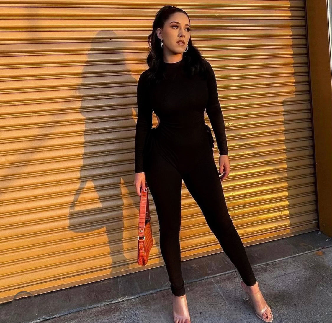 The “Baddie Babe” Ribbed Jumpsuit