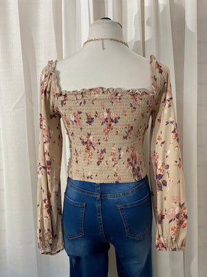 The “Keep It Flirty” Floral Corset Top