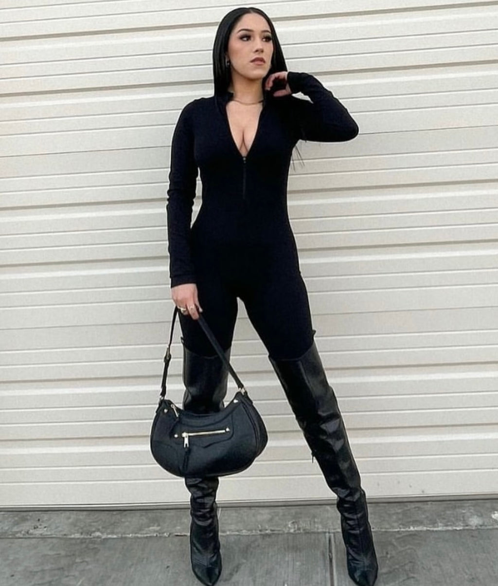 The “Perfect Fit” Ribbed Jumpsuit